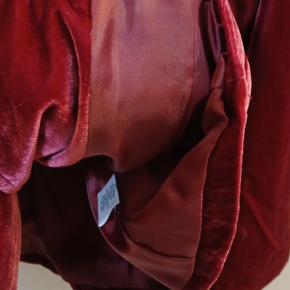 APT 9 Woman's Velvet Fitted Blazer Jacket Sz 12 - Picture 7 of 15